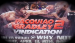 Manny Pacquiao and Timothy Bradley will re-enter the ring this weekend, live from Las Vegas at WhyNot Disco Dumaguete, Rizal Boulevard - Negros Oriental