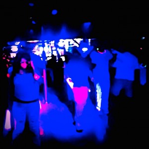 Glow Party at Why Not has moving and living actors