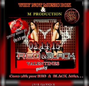 Love Red.. Love Black.. at Why Not? Disco Valentine Party.